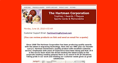 Desktop Screenshot of hartmancorporation.com